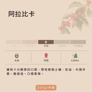 印尼 阿拉比卡 水洗