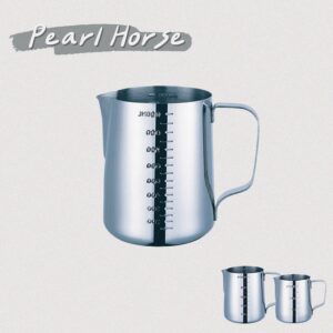 PEARL HORSE 寶馬牌｜不鏽鋼刻度拉花杯