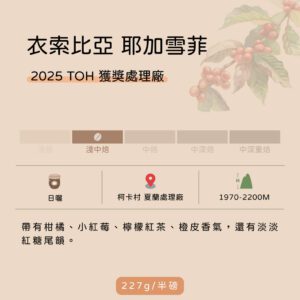 衣索比亞 蓋德奧 耶加雪菲 柯卡村 夏蘭處理廠 日曬